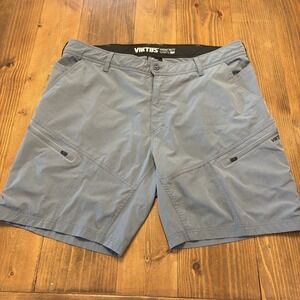 VIKTOS Kadre Duty Shorts Mens 42 Blue Cargo Stretch Microfiber Travel‎ Tactical